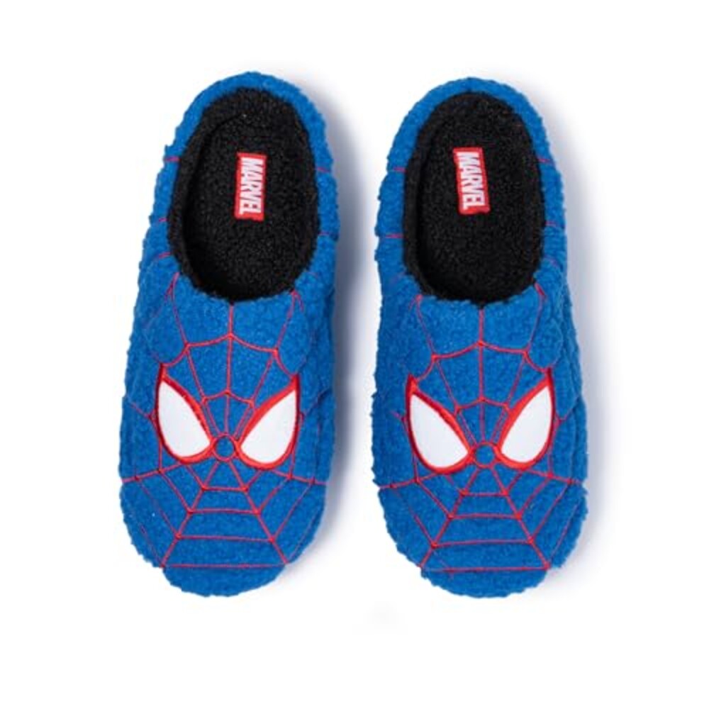 Marvel Spiderman Slippers for Men, Fluff