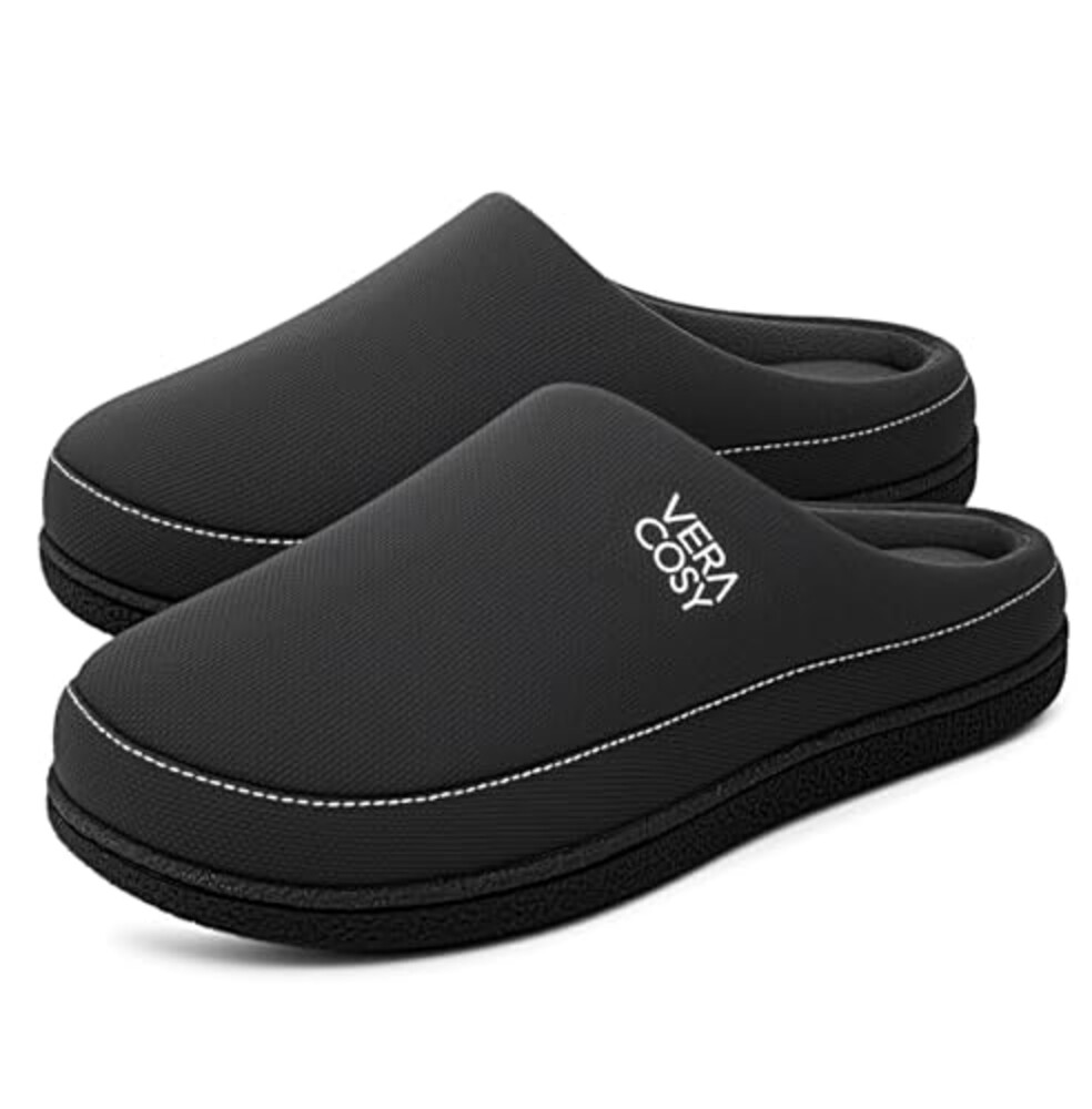 VeraCosy Men's Cozy Knit Slipper Comfort