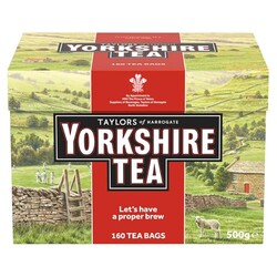 Yorkshire Tea, Red, Black Tea Bags, 160c
