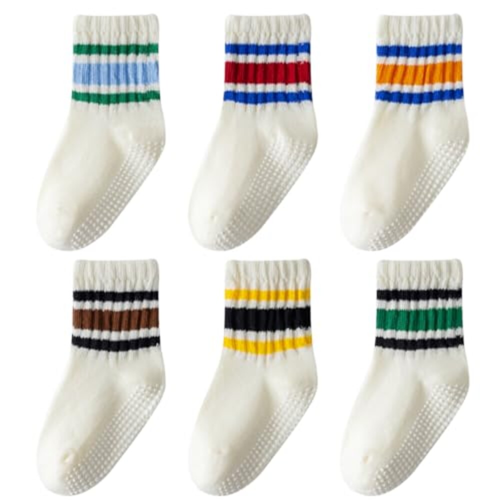 Wamvp Toddler Grip Socks with Non-Slip U
