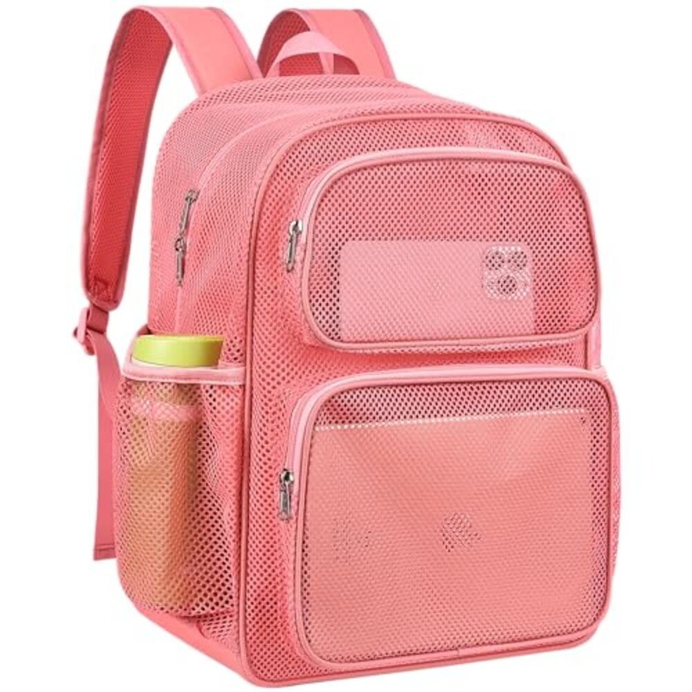 MAY TREE Mesh Backpack, Heavy Duty Large