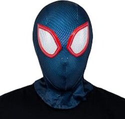 Jazwares MARVEL Official Youth Zentai Halloween Costume Accessory - Deluxe Two-Way Stretch Spandex Mask with Molded Eyes