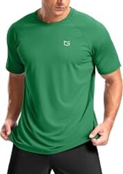 G Gradual Men's Athletic Workout T-Shirts Moisture Wicking Running Shirts | Quick Dry, Cooling, 4-Way Stretch, UPF 50+ Short Sleeve Crewneck Performance Tee for Gym Tennis Swim Rash Guard