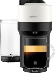 Nespresso Vertuo Pop+ Coffee & Espresso Maker by Breville, Coconut White | Coconut white coffee machine with compact design, 25 fl. oz. side tank, 30 second heat-up and one touch brewing.