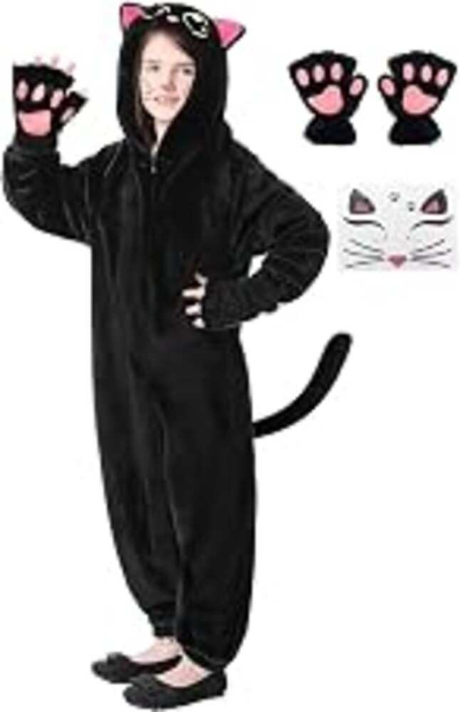 Kids Animal Onesie Costume,Boys Girls Soft Fleece Pajamas for Dress Up | Soft animal costumes for kids with accessories, perfect for Halloween, cosplay, school parties, Christmas and dress-up play