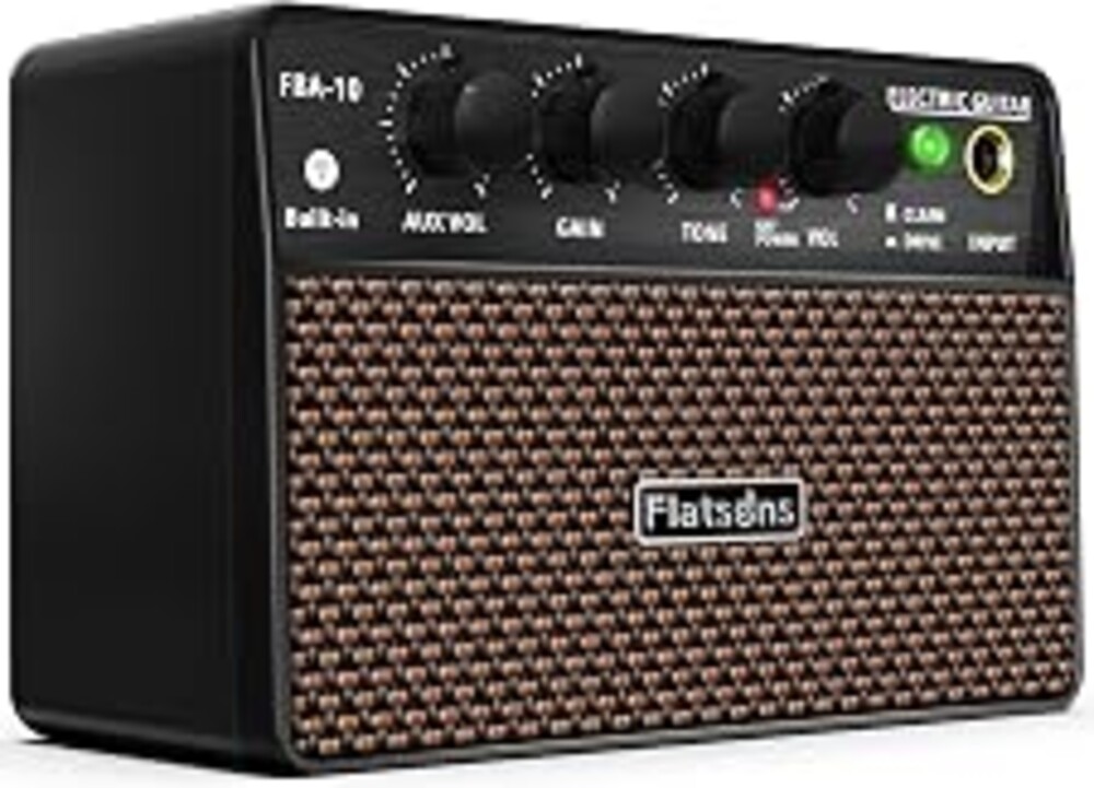 10W Mini Guitar Amp,Rechargeable Electric Guitar Amplifier | with Clean/Drive Channel,6H Working,3.5mm headphone jack for silent practice,Wireless Portable Amp for Practice & Traveling