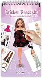BSCOOL Sticker Book Paper Dolls for Girls Fashion Design Activity | Little designer creativity kit with stickers, dress-up guides, and fashion inspiration. Suitable gift for kids ages 4–7