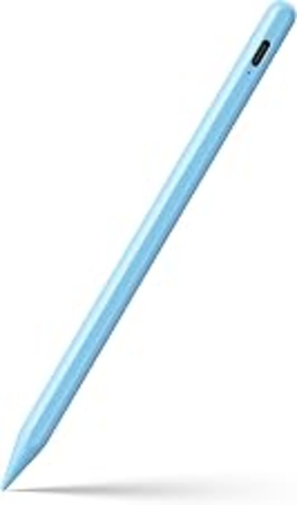 Stylus Pen for iPad 6-11th Gen 2X Fast Charge, Palm Rejection-Blue | Tilt Sensitivity, USB-C Charge, Compatible with 2018-2026 Apple Pencil iPad Pro 11/12.9/13, Air 3/4/5/M2/M3/M4, mini 5/6/7