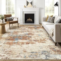 LOONGRUG 7x10 Area Rug Washable Large Ne