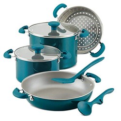 Rachael Ray 8-Piece Aluminum Cookware Se