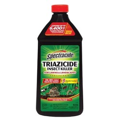 Spectracide Triazicide Insect Killer for Lawns & Landscapes, 40 Oz | Protects Lawns, Vegetables, Flowers & More, Kills 260+ Insects By Contact, Mix & Apply With Sprayer, Controls Up To 3 Months