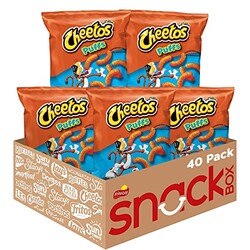 Cheetos Cheese Flavored Snacks, Puffs, 0