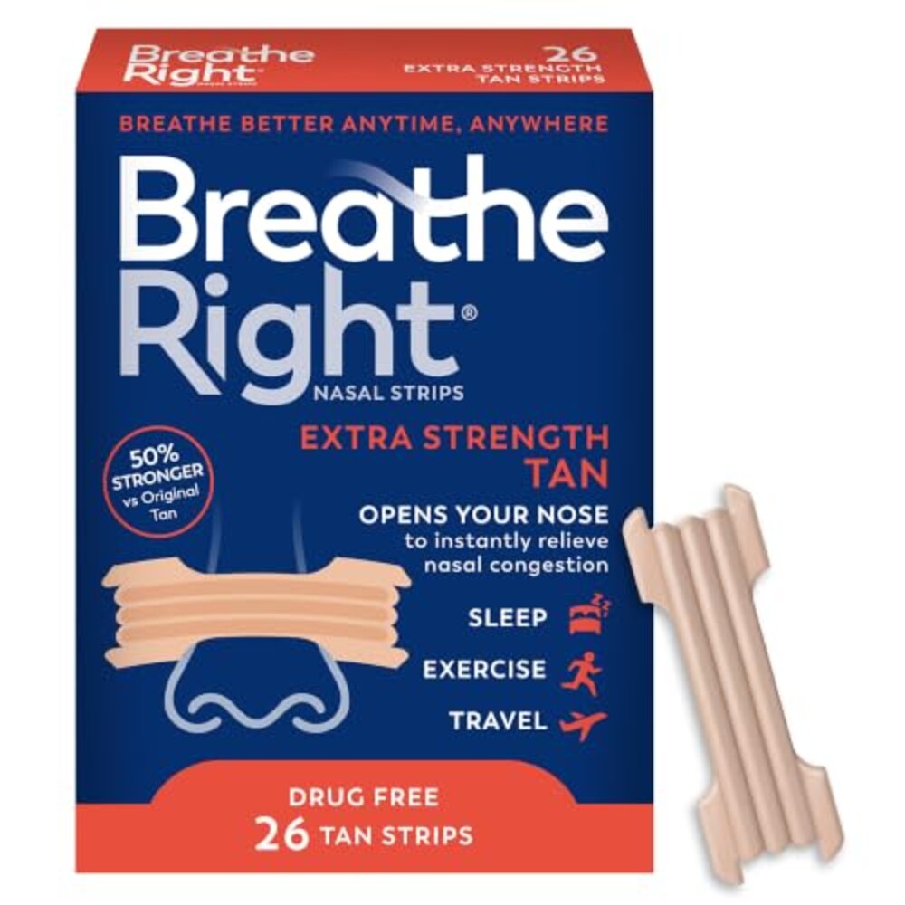 Breathe Right Nasal Strips, Extra Streng