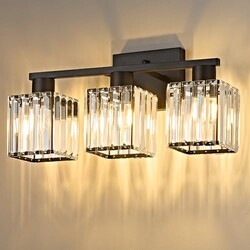 OKELI 3-Light Bathroom Light Fixtures, M