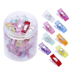 FAOGO Sewing Clips, 50 Pcs with Plastic