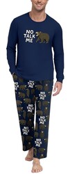 PrinStory No Talk Me Bear Pajamas For Me