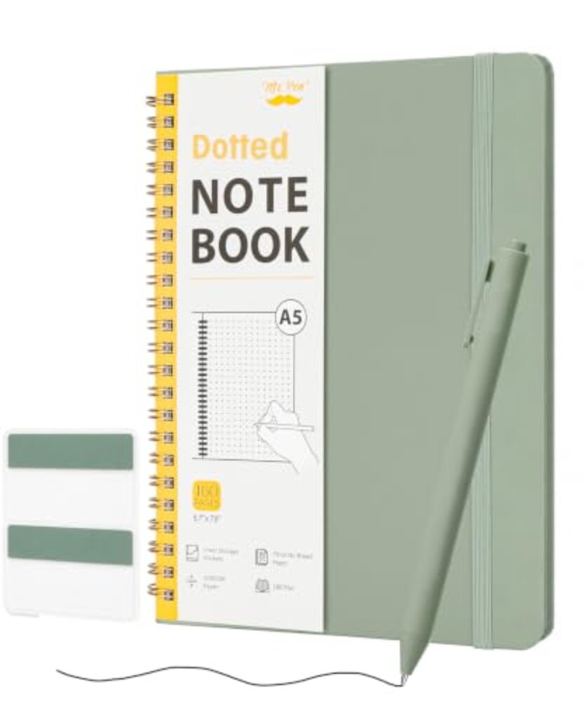 Mr. Pen- Dotted Spiral Journal Notebook