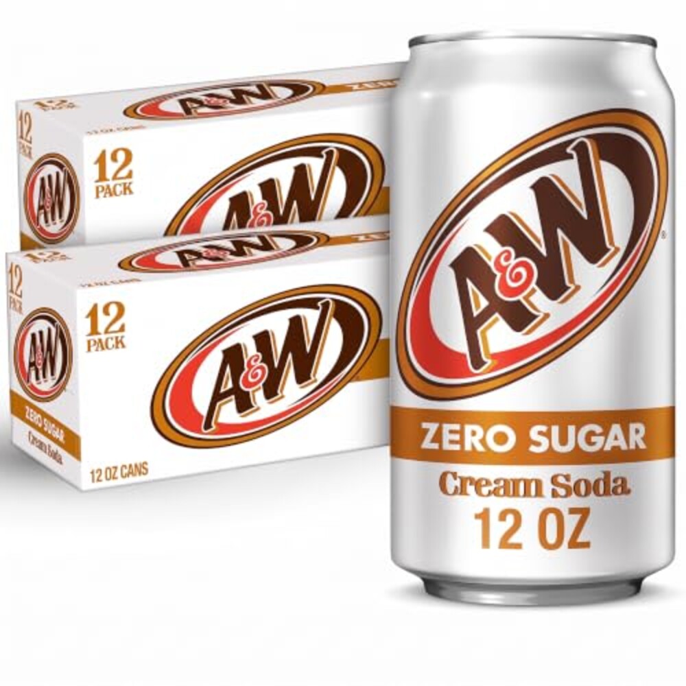 A&W Cream Soda, Zero Sugar | 12 fl. oz.
