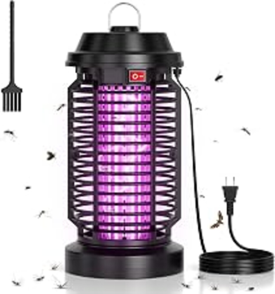 YISSVIC Bug Zapper Outdoor, 15W, 4000V Electric Mosquito Lamp | Polypropylene, Indoor and Outdoor, Waterproof, Plug-in, replaceable bulb for Home Patio Office Courtyard Camping