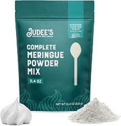 Judee's Gluten Free Complete Meringue Powder Mix - Royal Icing Mix & Cookie Decorating Supplies - Meringue Powder for Cookies & Pies - 11.4 Oz