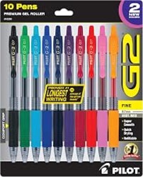 PILOT G2 Limited Edition Harmony Ink Collection Gel Pens, 0.7mm, Assorted | Smooth writing every day, G2 colored pens for notes and drawing, retractable, refillable, Harmony Collection assorted inks