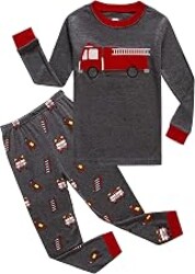 Family Feeling Little Big Boy Pajamas Sets 100% Cotton Pjs Kids Jammies