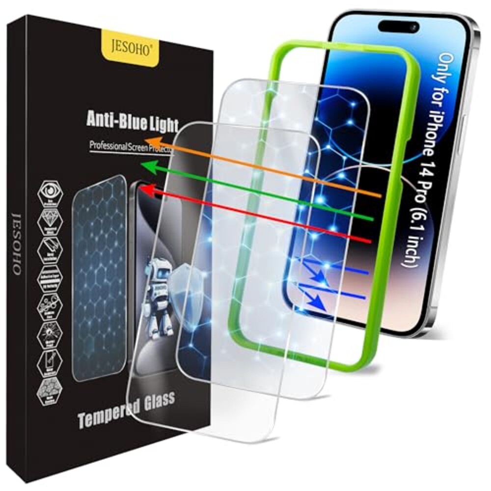 JESOHO Blue Light Blocking Screen Protec