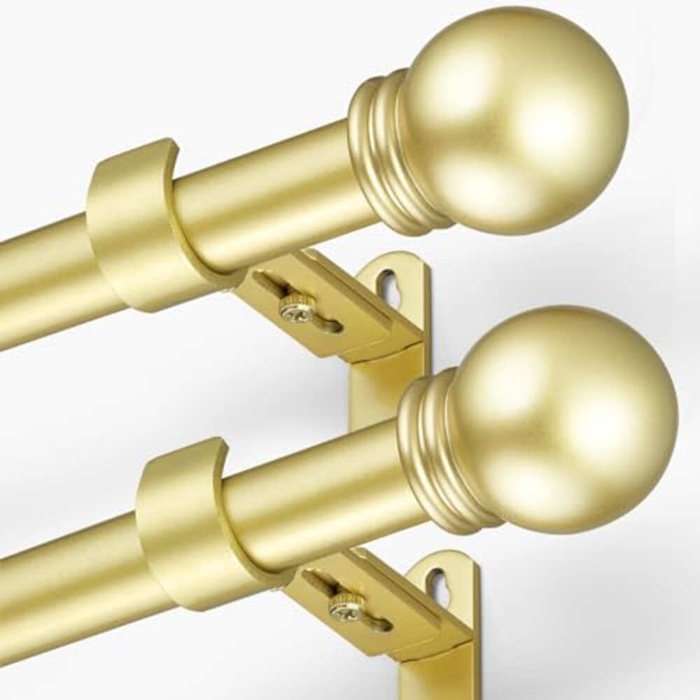 AMZSEVEN Curtain Rods for Windows 16-136