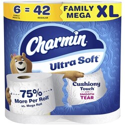Charmin Ultra Soft Cushiony Touch Toilet