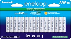 Panasonic BK-4MCCA16FA eneloop AAA 2100