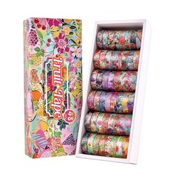 icceemee 48 Rolls Fruit Theme Washi Tape