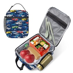 MoYueno Racing Car Kids Lunch Box with W