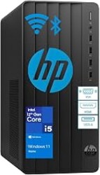 HP Desktop Computer Tower PC, Intel i5-12500T 6-Core, 16GB RAM, 1TB SSD | Windows 11 Home, WiFi, Bluetooth, HDMI, Business Ready with Keyboard Mouse, Jet Black
