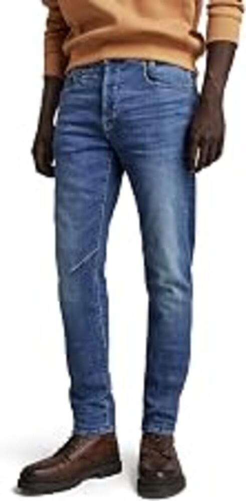 G-STAR Raw Men's 3301 Straight Fit Jean in Cyclo Stretch Denim
