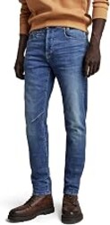 G-STAR Raw Men's 3301 Straight Fit Jean in Cyclo Stretch Denim