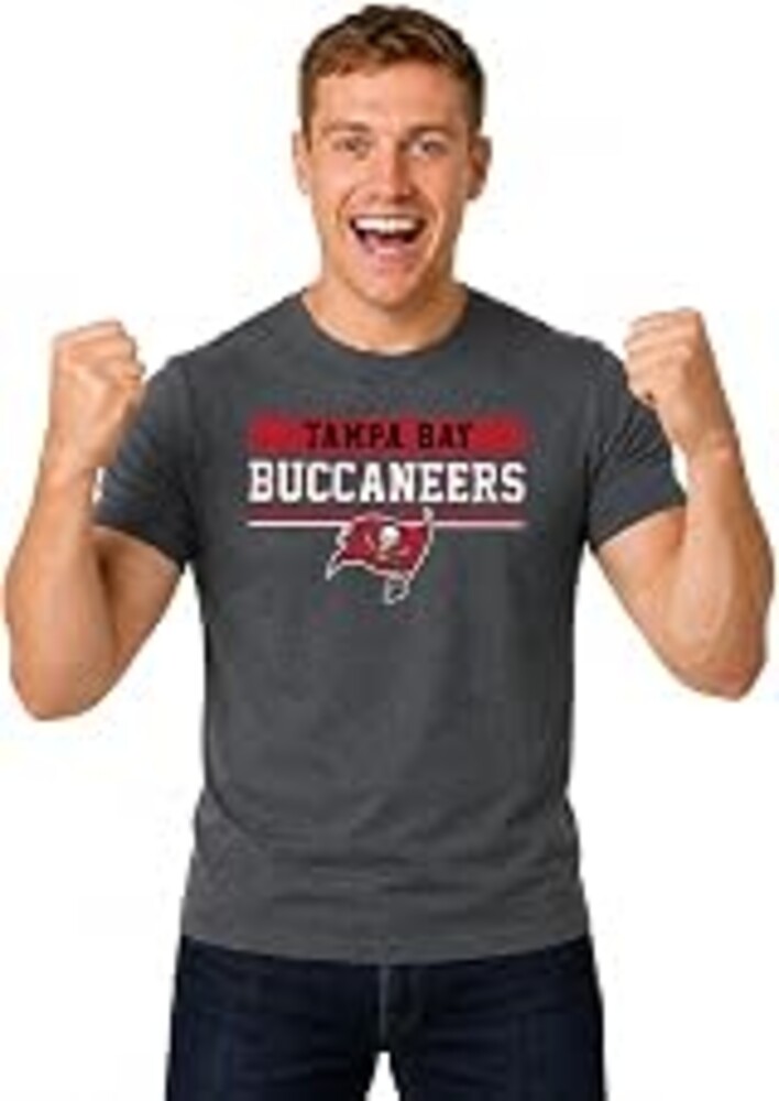 NFL Charcoal T-Shirt for Men and Women - Cotton Blend Tagless Tee | Officially licensed NFL charcoal tee - 50/50 cotton-poly blend, tagless, unisex fit for all 31 teams