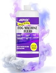 AGPTEK 32oz Fog Machine Liquid, Water-Based Fog Juice for 400-1500W Foggers | Fog Liquid, Thick Atmosphere, Ideal for Indoor and Outdoor Venues, Halloween, Christmas, Made in USA