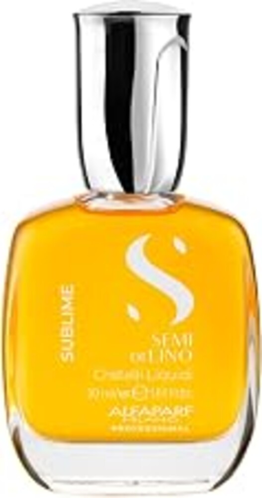 ALFAPARF MILANO Semi di Lino Cristalli Liquidi Hair Oil | Heat Protectant | Frizz Control | Superior Smoothing | Finishing & Hydrating Serum | Vitamin E & Flaxseed | Brilliant Shine