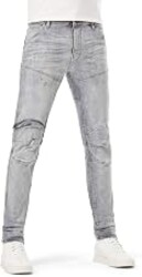 G-STAR RAW Men's Defend Superslim Fit Jean in Slander Black Superstretch