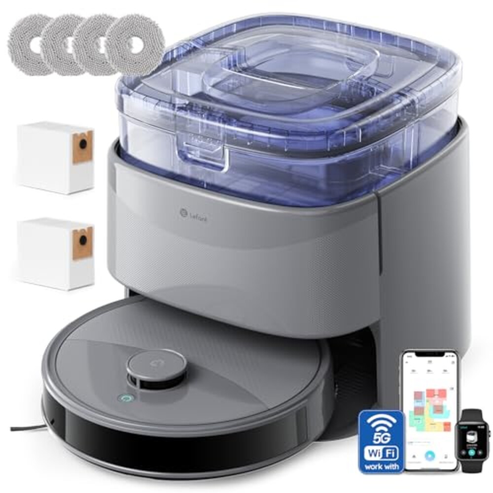 Lefant Robot Vacuum and Mop, 20000Pa Suc