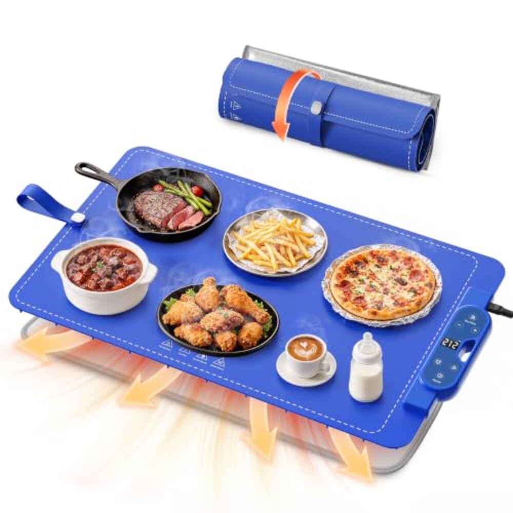 FJAU Warming Mat for Food， Extra Large 2