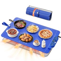 FJAU Warming Mat for Food， Extra Large 2