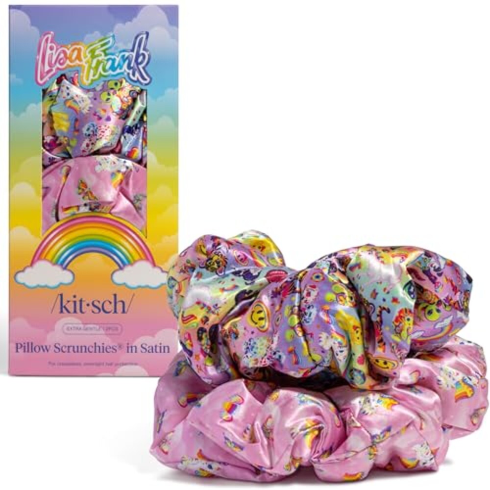 Lisa Frank x Kitsch Pillow Satin Scrunch