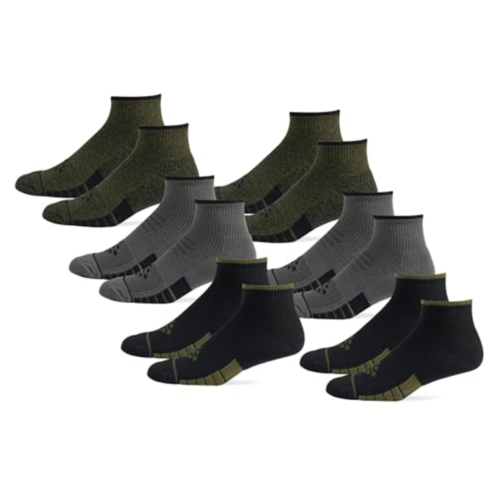 Flow Cushion 6 Pack Men's Quarter Color