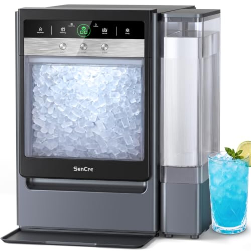 Nugget Ice Maker Countertop 60lbs/24H, 5
