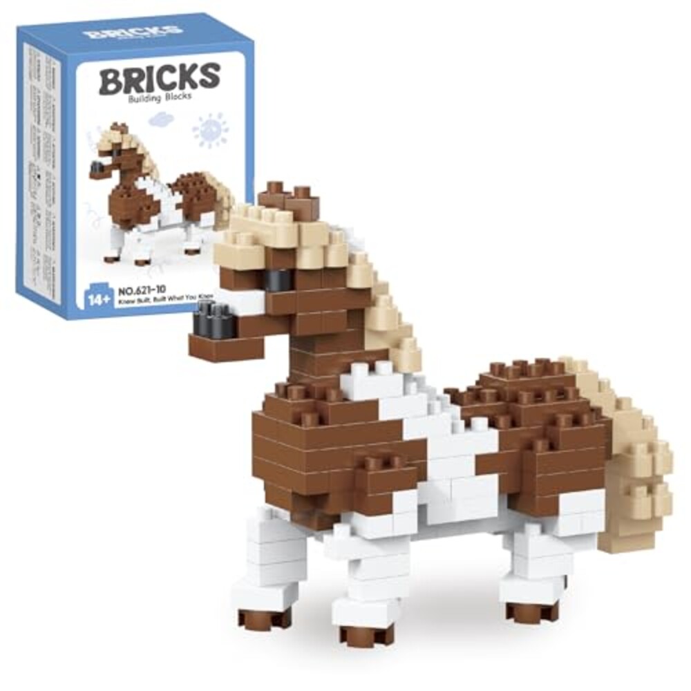 QISHOUTING Horse Mini Building Toy for K