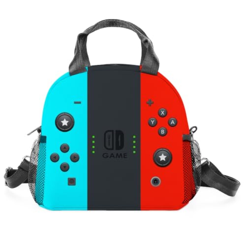 WLRUEZN Gamer Lunch Bag Insulated Reusab