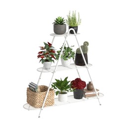 Furshus Plant Stand for Patio, 3-Tier Me