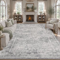 KXEUU 8x10 Area Rug Living Room:Washable