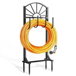 Garden Hose Holder, Upgraded Metal Water